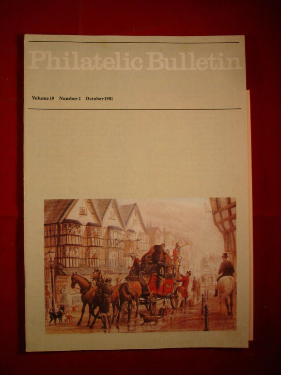 GB Stamps - British Philatelic Bulletin - Vol 19 # 2 October 1981