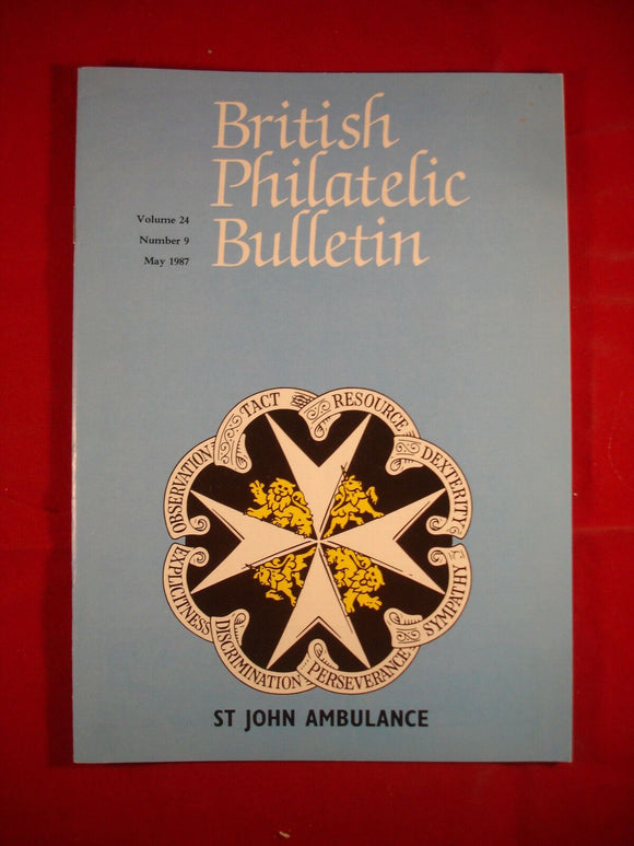 GB Stamps - British Philatelic Bulletin - Vol 24 # 9 - May 1987