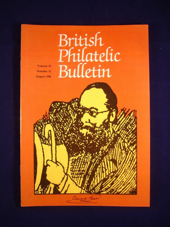 GB Stamps - British Philatelic Bulletin - Vol 25 # 12 - August 1988