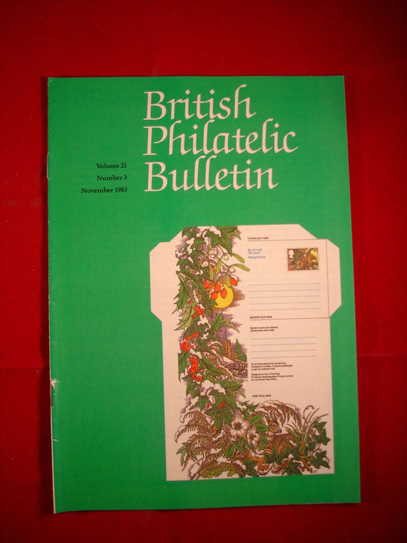 GB Stamps - British Philatelic Bulletin - Vol 21 # 3 - November 1983