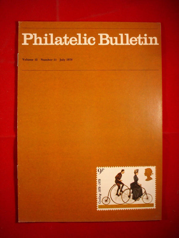 GB Stamps - British Philatelic Bulletin - Vol 15 # 11 - July 1978