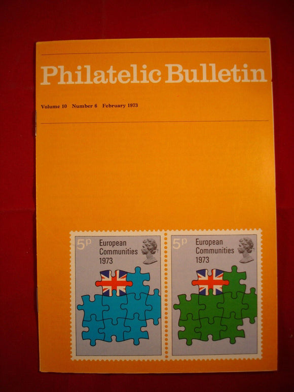 GB Stamps - British Philatelic Bulletin - Vol 10 # 6 - February 1973