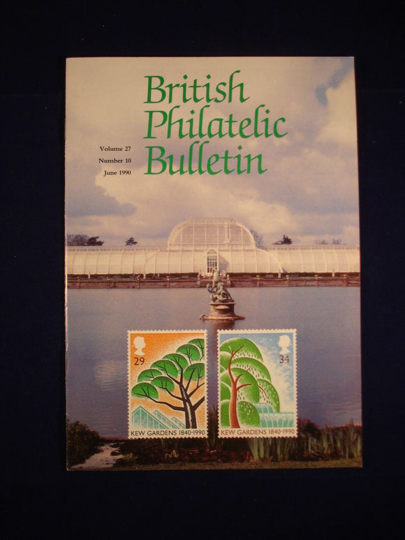 GB Stamps - British Philatelic Bulletin - Vol 27 # 10 - June 1990