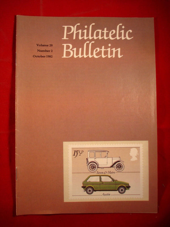 GB Stamps - British Philatelic Bulletin - Vol 20 # 2 - October 1982