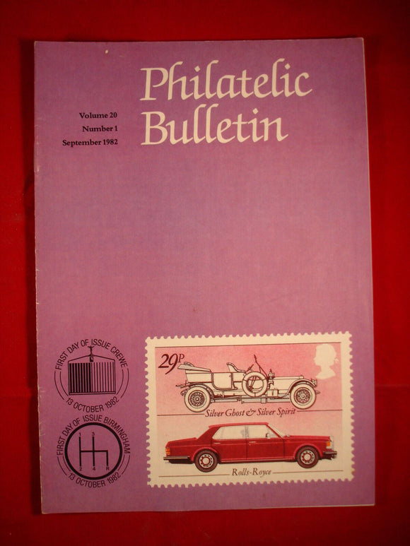 GB Stamps - British Philatelic Bulletin - Vol 20 # 1 - September 1982