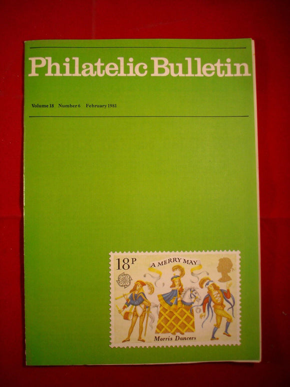 GB Stamps - British Philatelic Bulletin - Vol 18 # 6 - February 1981