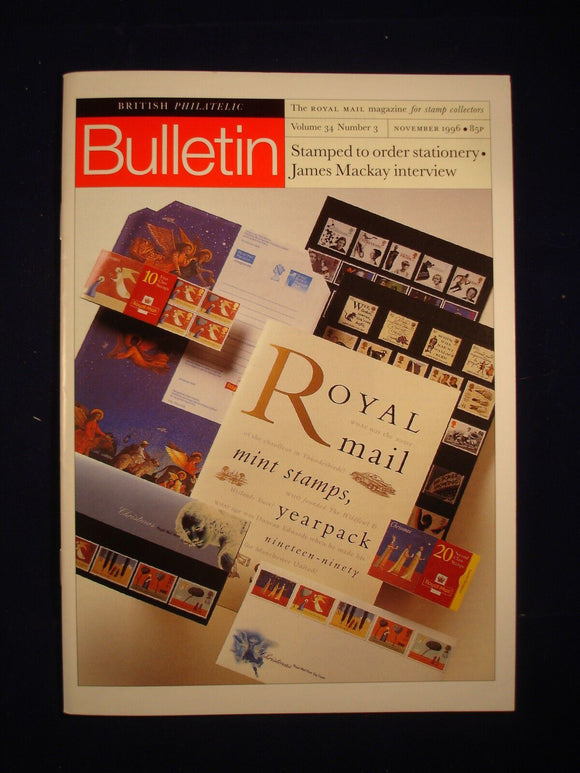 GB Stamps - British Philatelic Bulletin - Vol 34 # 3 - November 1996