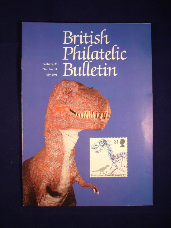GB Stamps - British Philatelic Bulletin - Vol 28 # 11 - July 1991