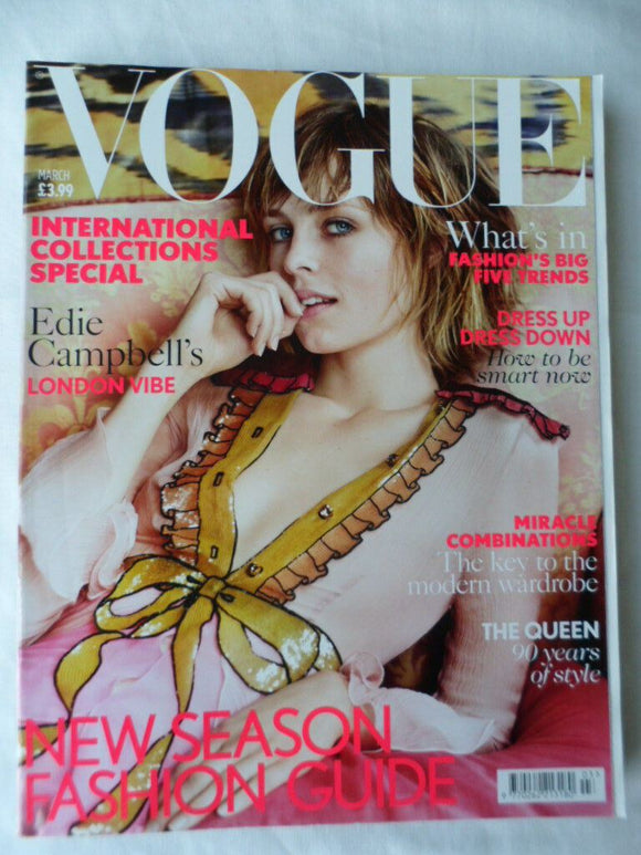Vogue - Edie Campbell - March 2016