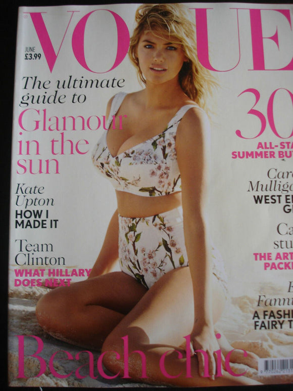VOGUE Magazine UK, June 2014, Kate Upton,Elle Fanning