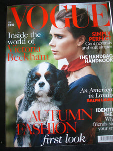 Vogue UK Magazine August 2014 Victoria Beckham