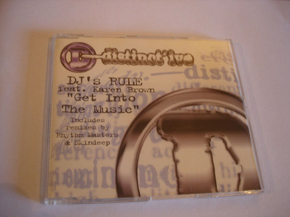 Dj's Rule - Get into the music - DISNCD27 - CD Single (B2)