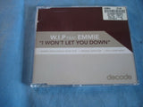 W.I.P. Feat Emmie - I won't let you down - CDSTAS3210 - CD Single (B1)