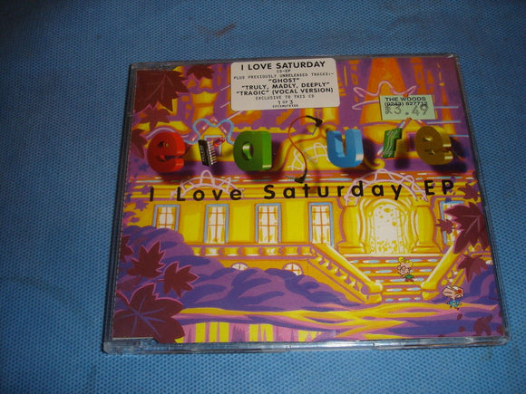 Erasure - I Love Saturday - EP CD Single - EPCd MUTE 166