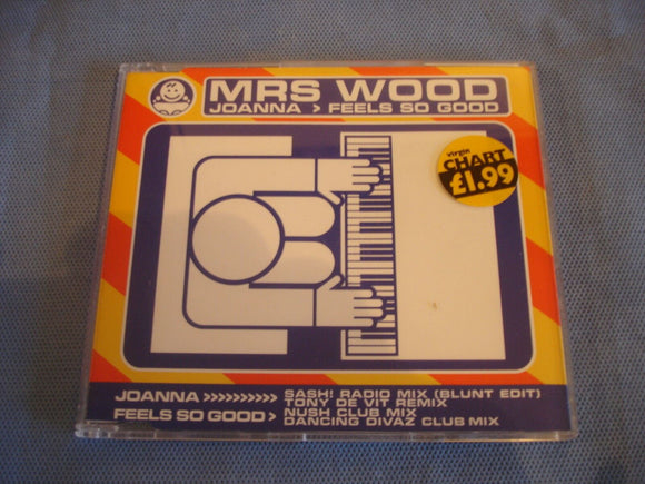 Mrs Wood/Joanna - Fessls so good - CDX react 107 - CD Single (B1)