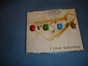 Erasure - I Love Saturday - CD Single - LCD MUTE 166