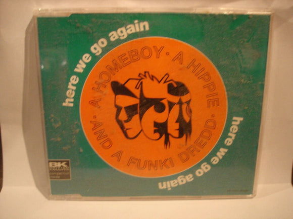 A Homeboy, A Hippie, A Funki Dredd - Here we go again- PZCD 302 - CD Single (B2)