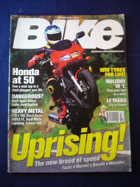 Bike Magazine - July 1998 - Fazer - Hornet - Bandit - Monster