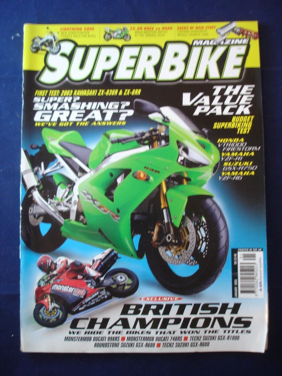 Super Bike - January 2003 - British Champions