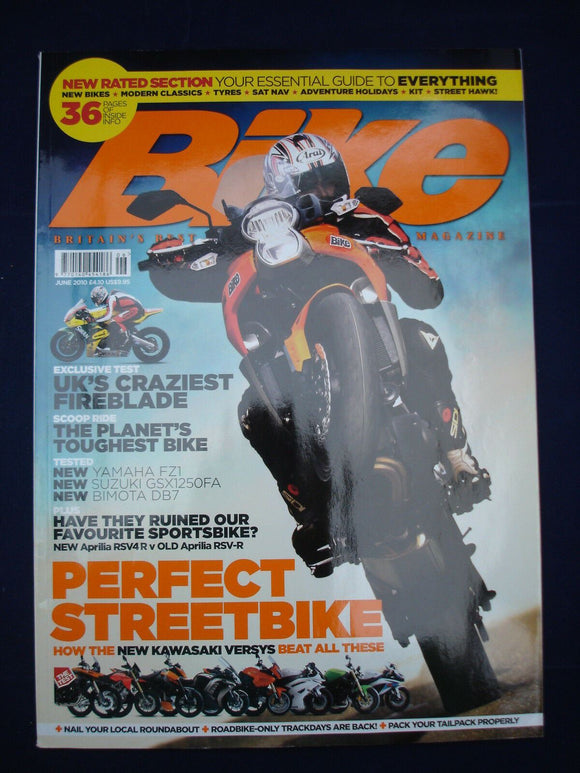 Bike Magazine - June 2010  - perfect streetbike - craziest Fireblade
