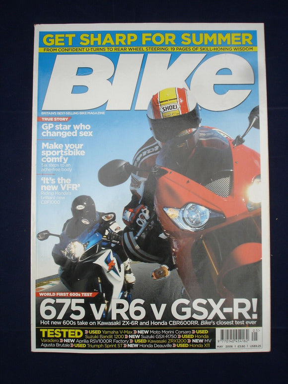 Bike Magazine - May 2006 - 675 v R6 v GSX-R - used V-max tested
