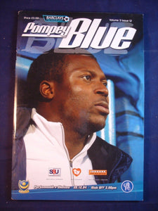 * Football Programme Portsmouth Pompey PFC v Chelsea - 28 December 2004