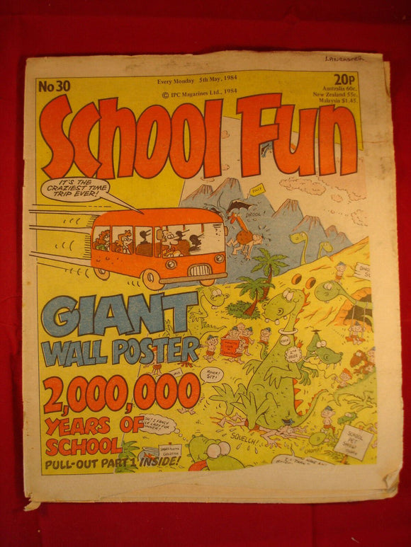 School Fun Comic - No 30 - 5th May 1984