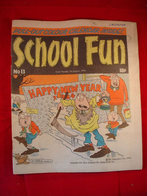 School Fun Comic - No 13 - 7th January 1984