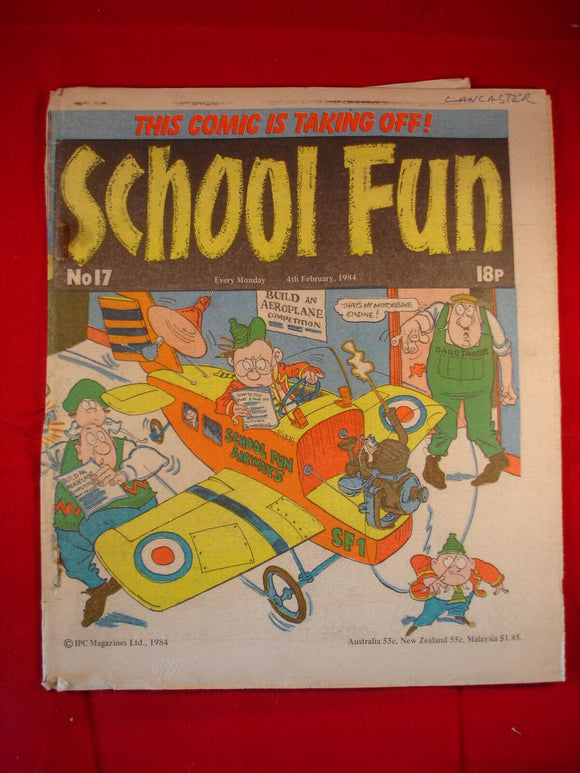 School Fun Comic - No 17 - 4th February 1984