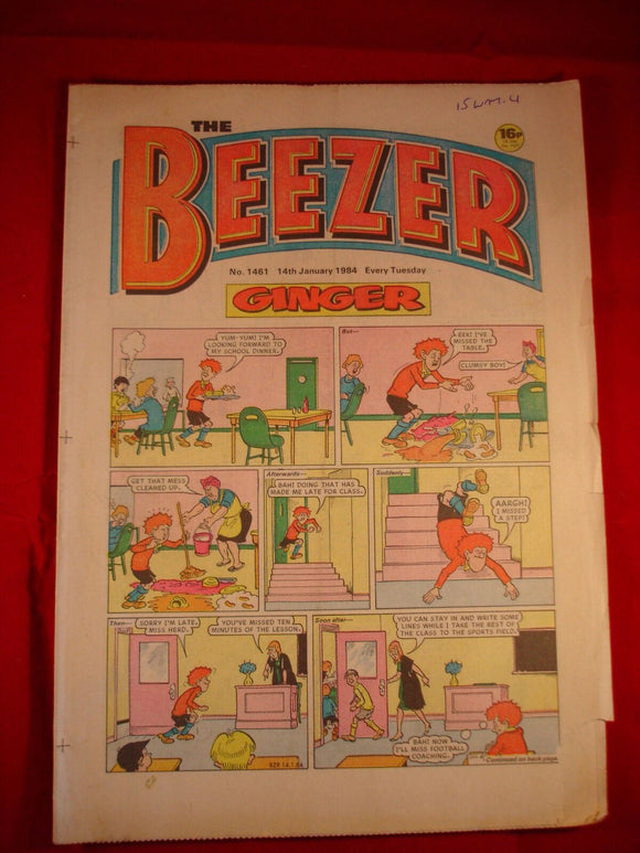 Beezer Comic - 1461 - 14th January 1984