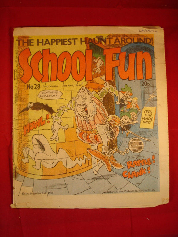 School Fun Comic - No 28 - 21st April 1984