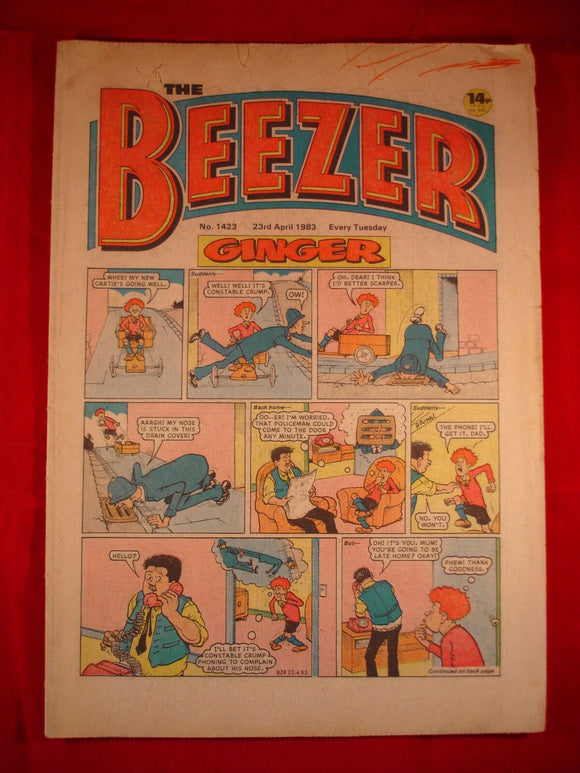Beezer Comic - 1423 - 23rd April 1983