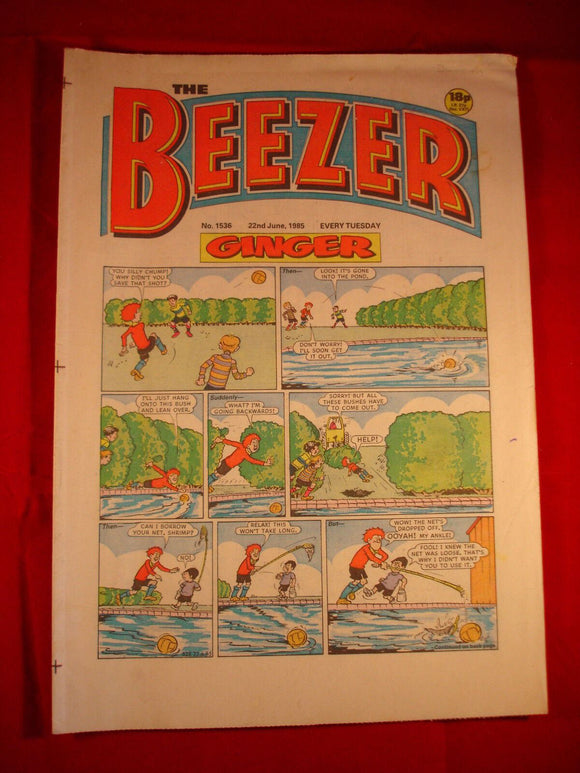 Beezer Comic - 1536 - 22nd June 1985