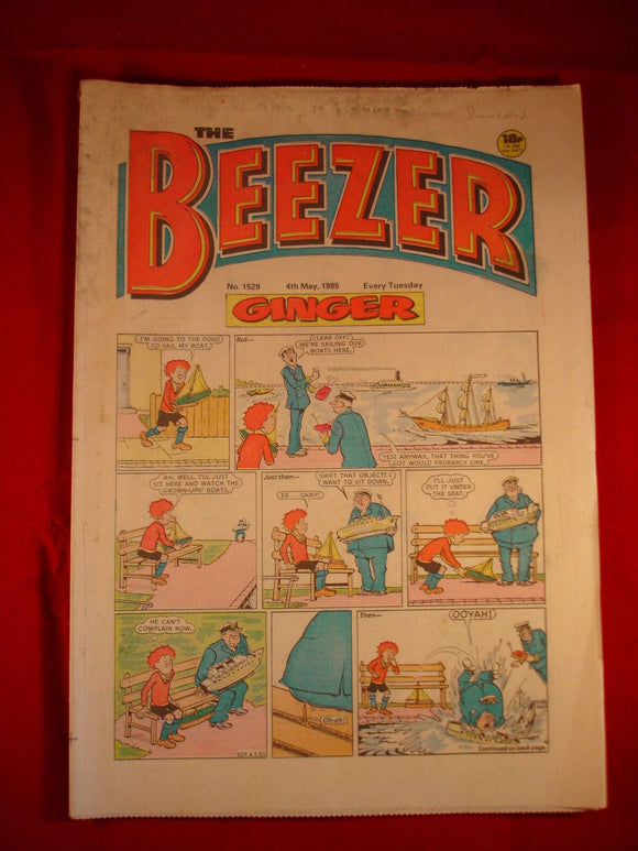 Beezer Comic - 1529 - 4th May 1985