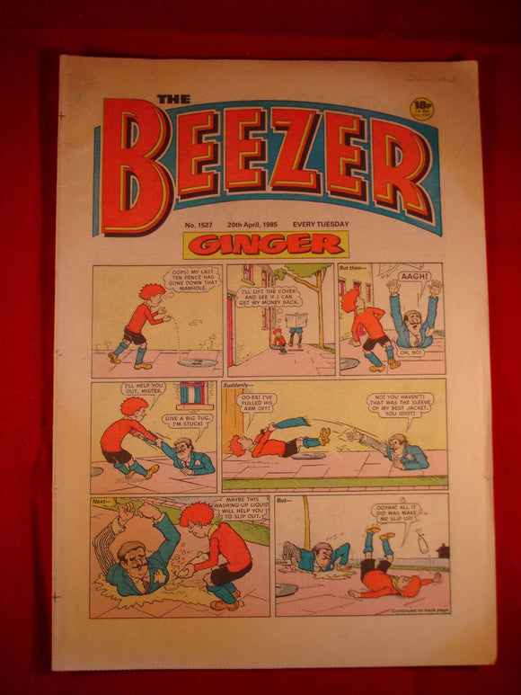 Beezer Comic - 1527 - 20th April 1985