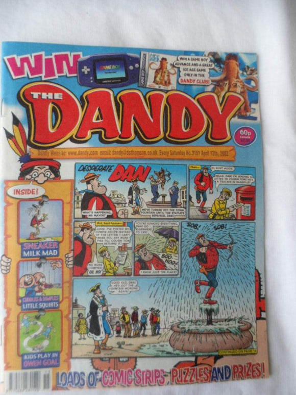 Dandy British Comic # 3150 - 6 April 2002