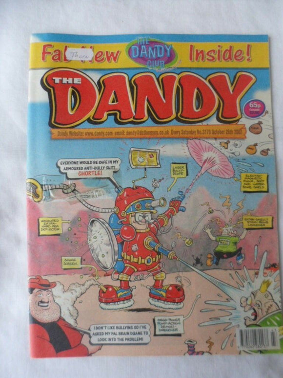 Dandy British Comic # 3179 - 26 October 2002