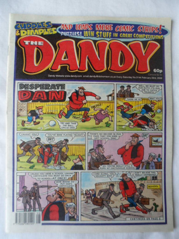 Dandy British Comic # 3144 - 23 February 2002