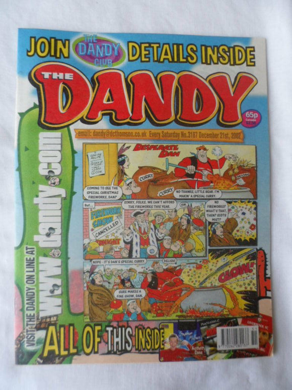 Dandy British Comic # 3187 - 21 December 2002