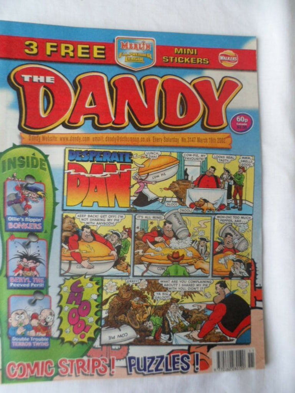 Dandy British Comic # 3147 - 16 March 2002