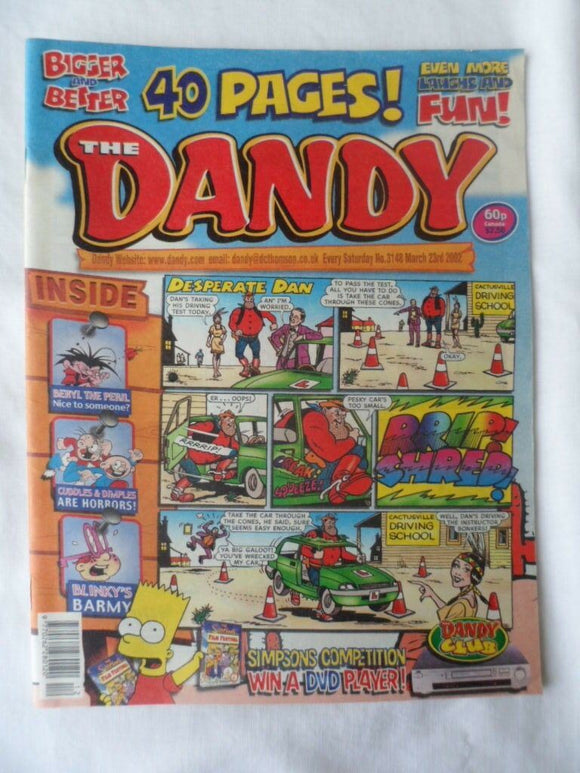 Dandy British Comic # 3148 - 23 March 2002
