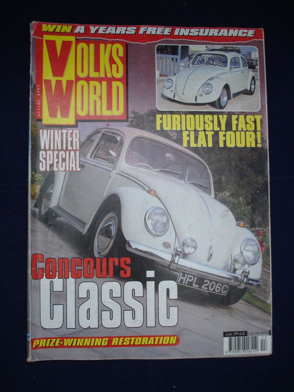 1 - Volksworld VW Magazine - Winter 1999 - Concours classic