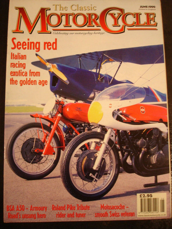 Classic motorcycle June 1999 - BSA a50 - Gilera Moto Guzzi
