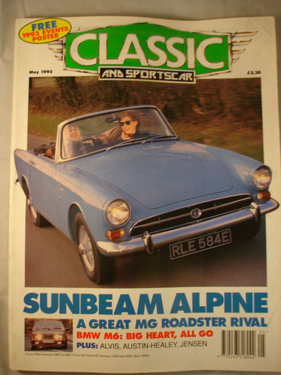 Classic and Sports car magazine - May 1993 - Subeam Alpine