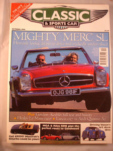 Classic and Sports car magazine - October 1998 - Mercedes SL - Maserati
