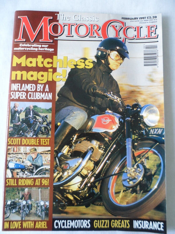 The Classic Motorcycle - February 1998 - Scott - Ariel - Guzzi