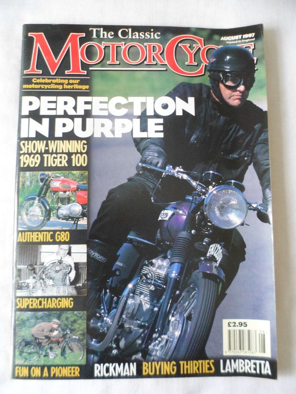 The Classic Motorcycle - August 1997 - Tiger 100 - G80 - Lambretta