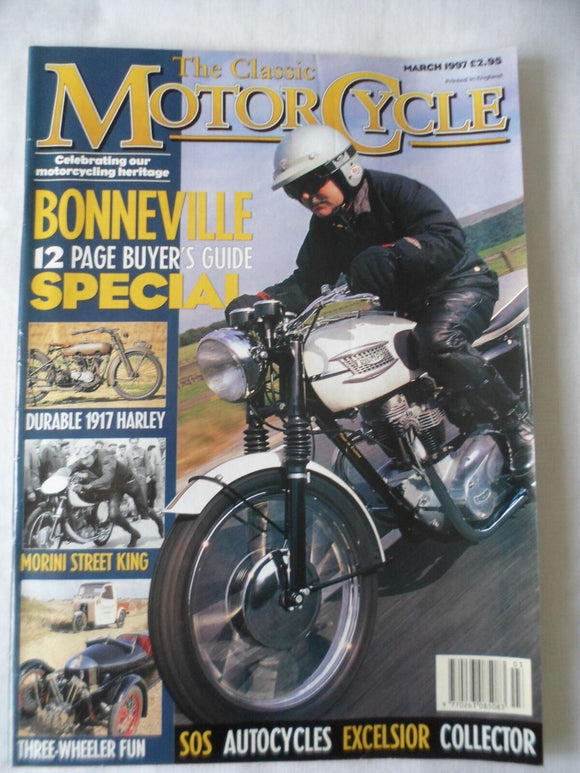 The Classic Motorcycle - March 1998 - Bonneville - Harley - Morini