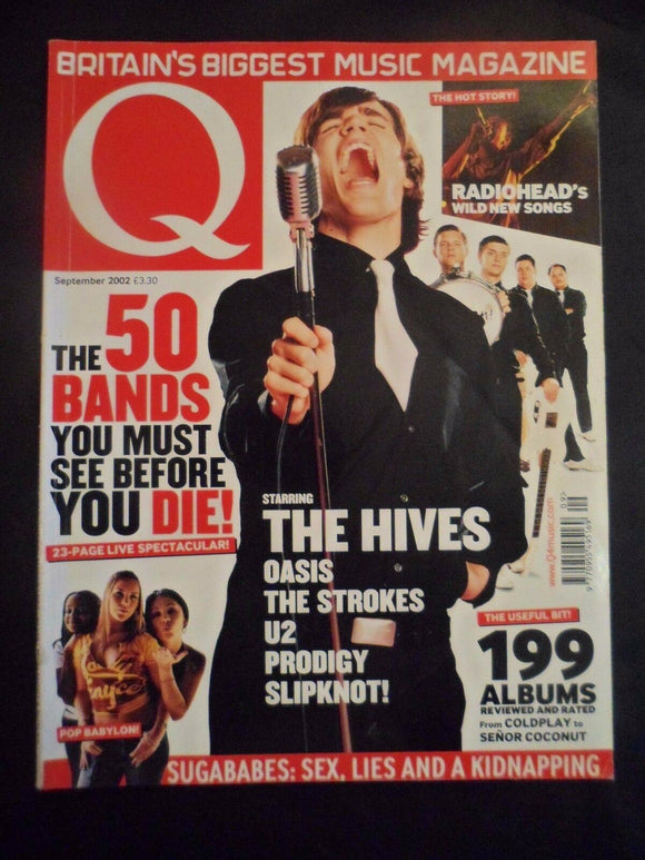 Q magazine - September 2002 - Contents shown in pictures
