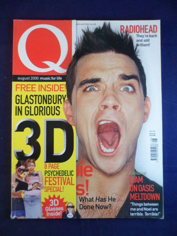 Q magazine - August 2000 - Robbie Williams